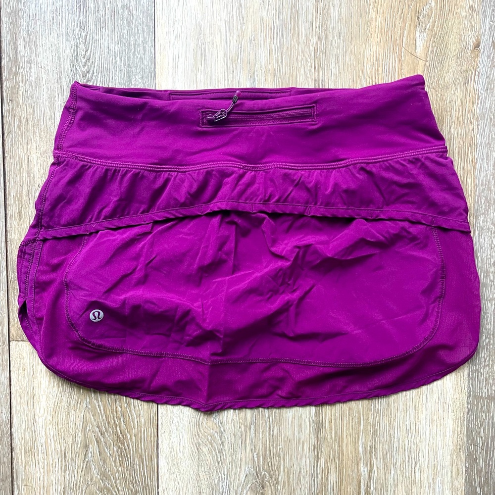 Like New Lululemon Hotta Hot Skort Mesh Trim
